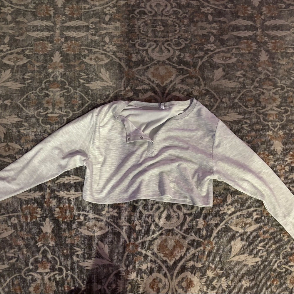 Garage Light Gray Long Sleeve Tee